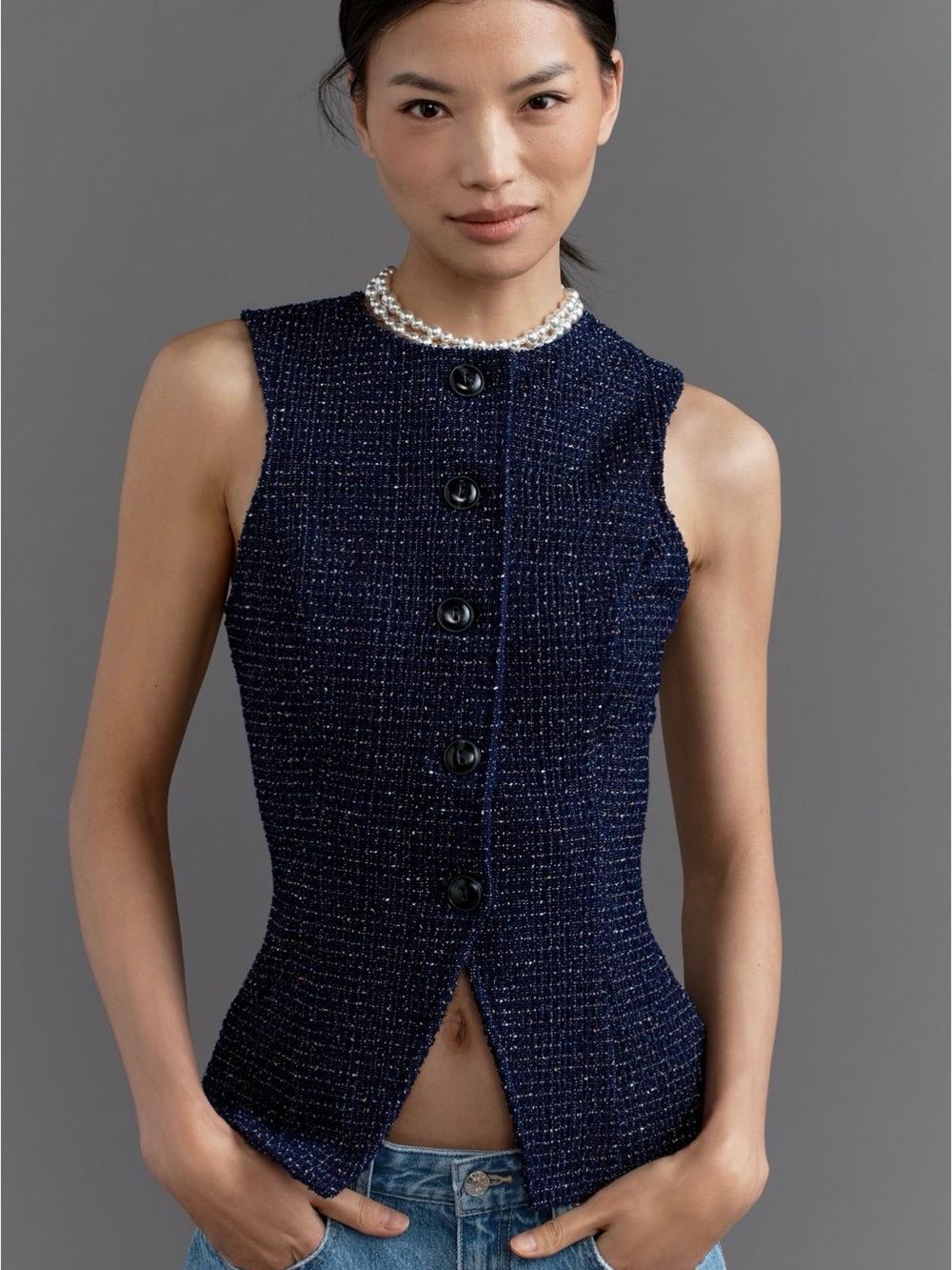 Maeve by Anthropologie Vest Size Large - Picture 2 of 4